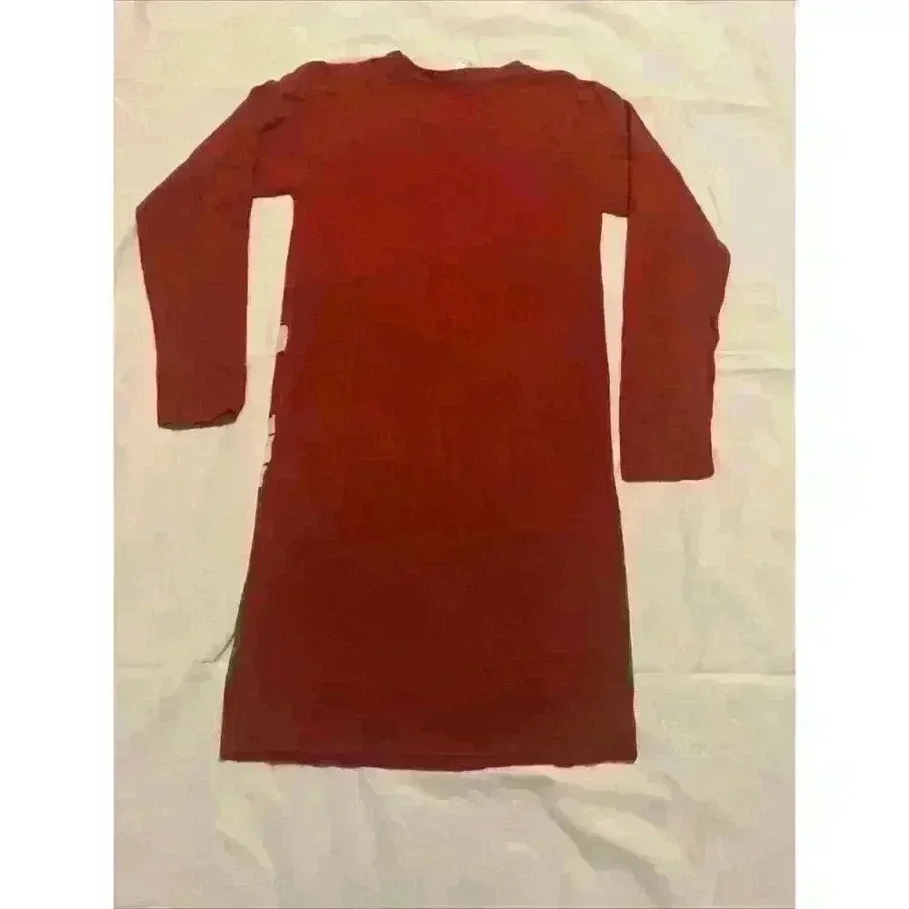 Disney Minnie‎ Mouse Girls Christmas Sweater Dress, Sizes L (10-12)